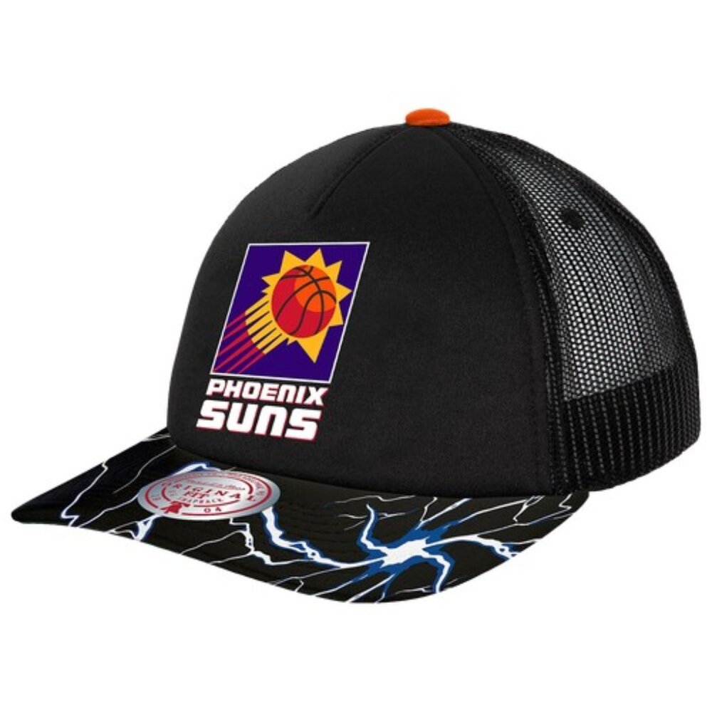 NBA Phoenix Suns Mitchell & Ness Suns Storm‎ Season Trucker  Snapback Hat  NEW